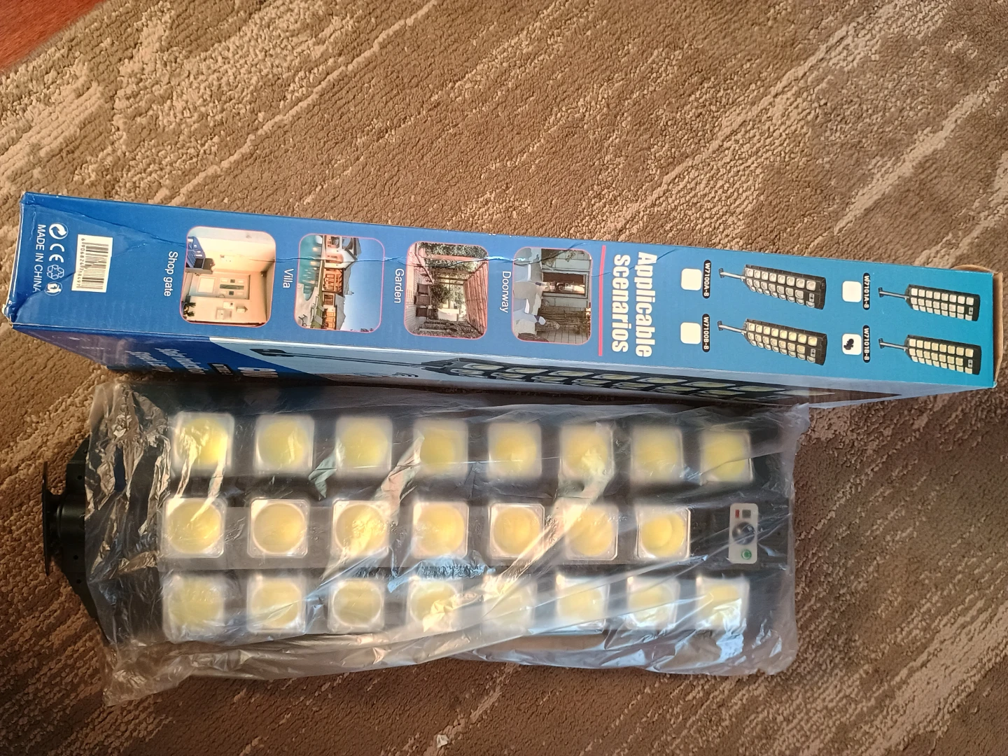 Solar Induction Street Lamp W7100B-8 COB - photo 5