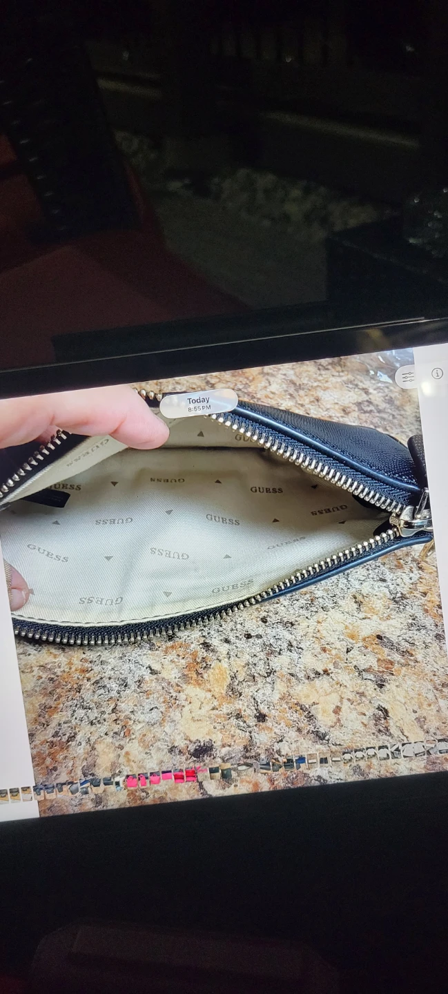 Guess Women's Black Cosmetic Pouch - photo 3