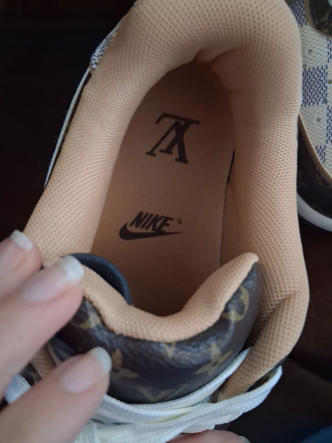 LV for Nike Air Force 1 Sneakers - photo 4