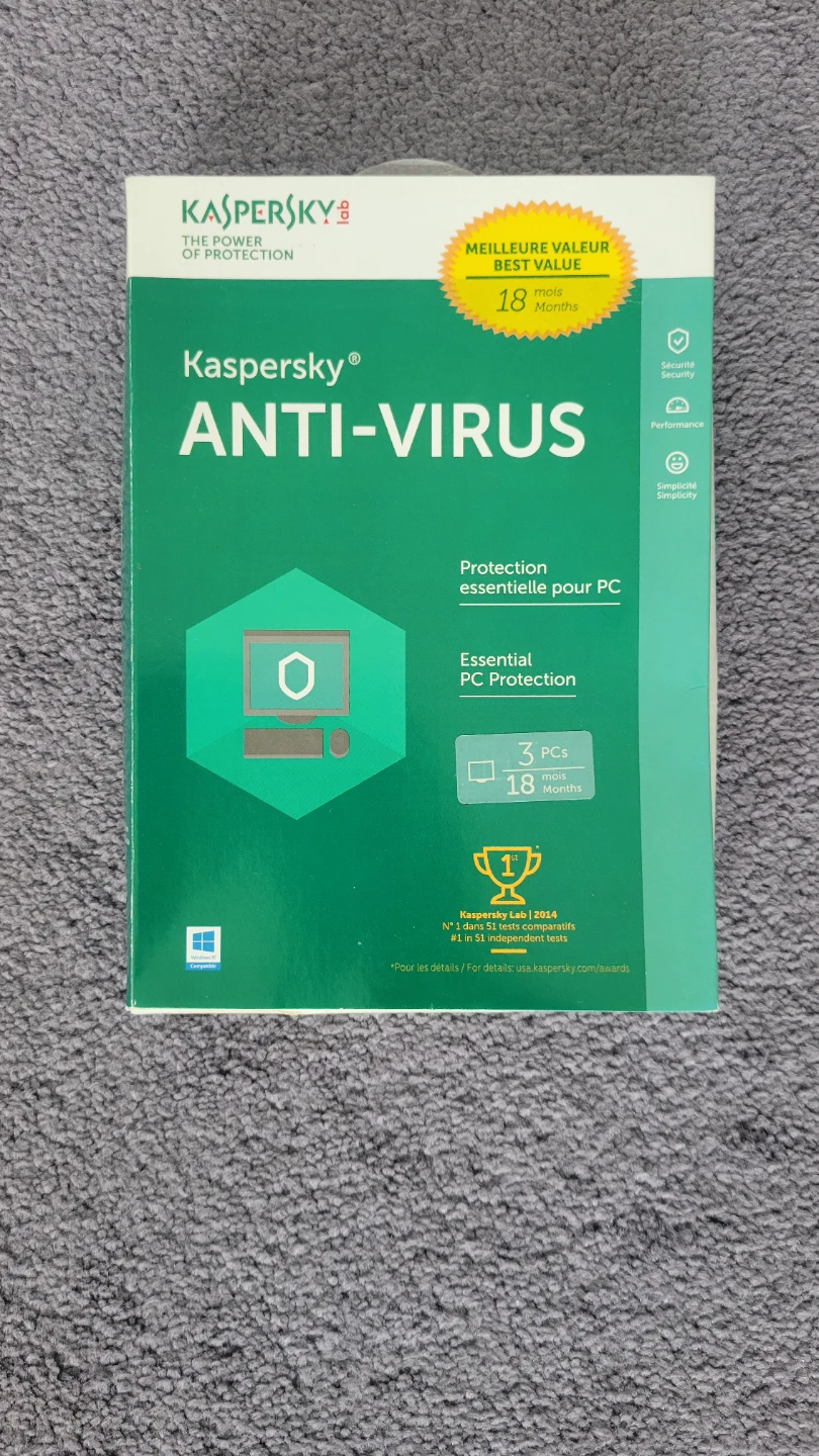Kaspersky Anti-Virus 18 Months for 3 PCs