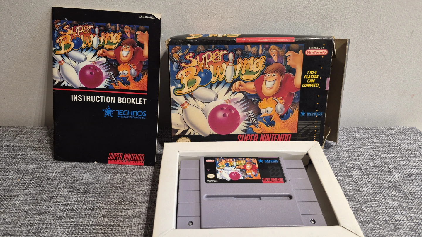 Super Bowling Nintendo Super Nintendo Game