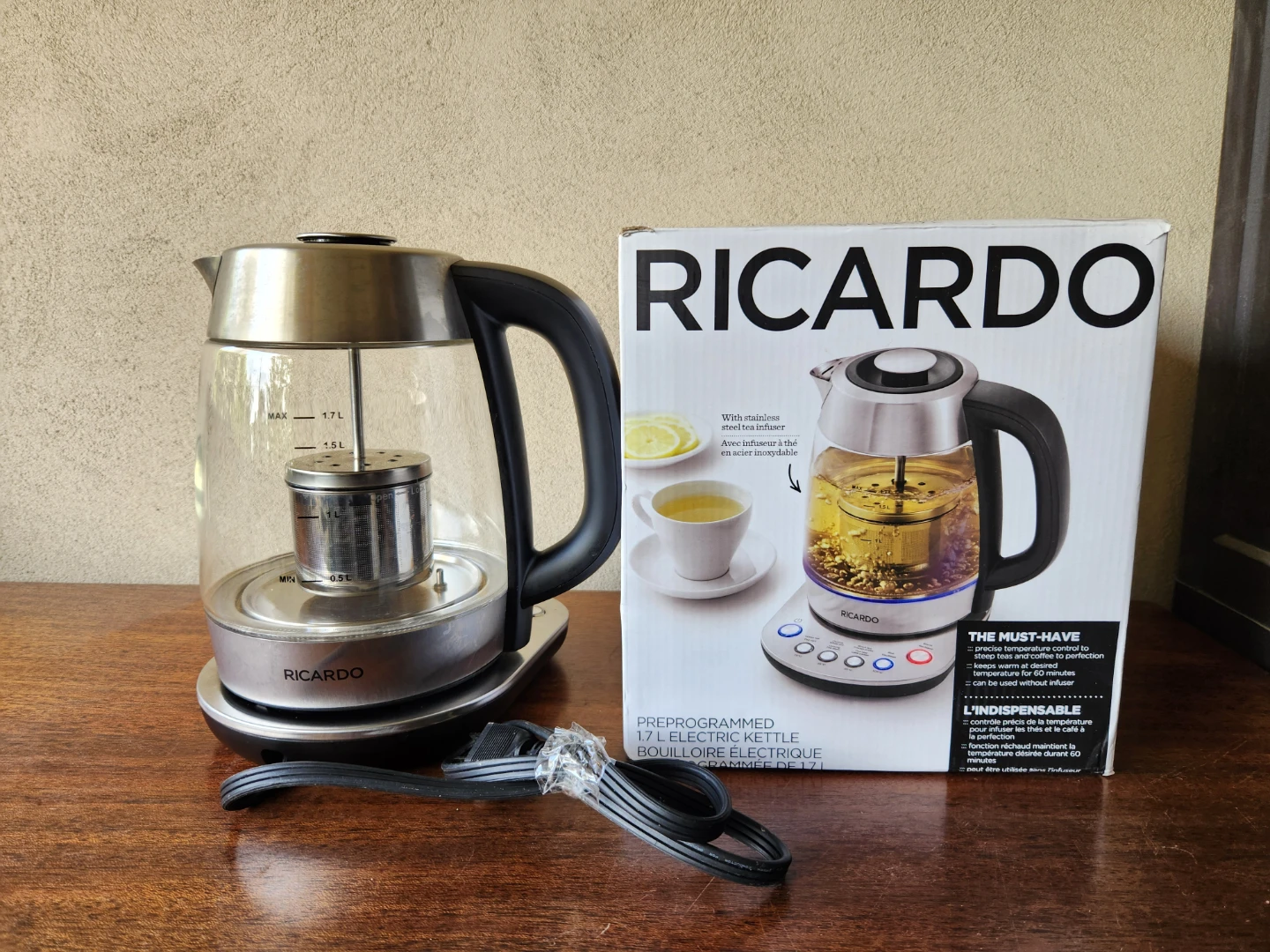 Ricardo Electric Kettle with Infuser - photo 3