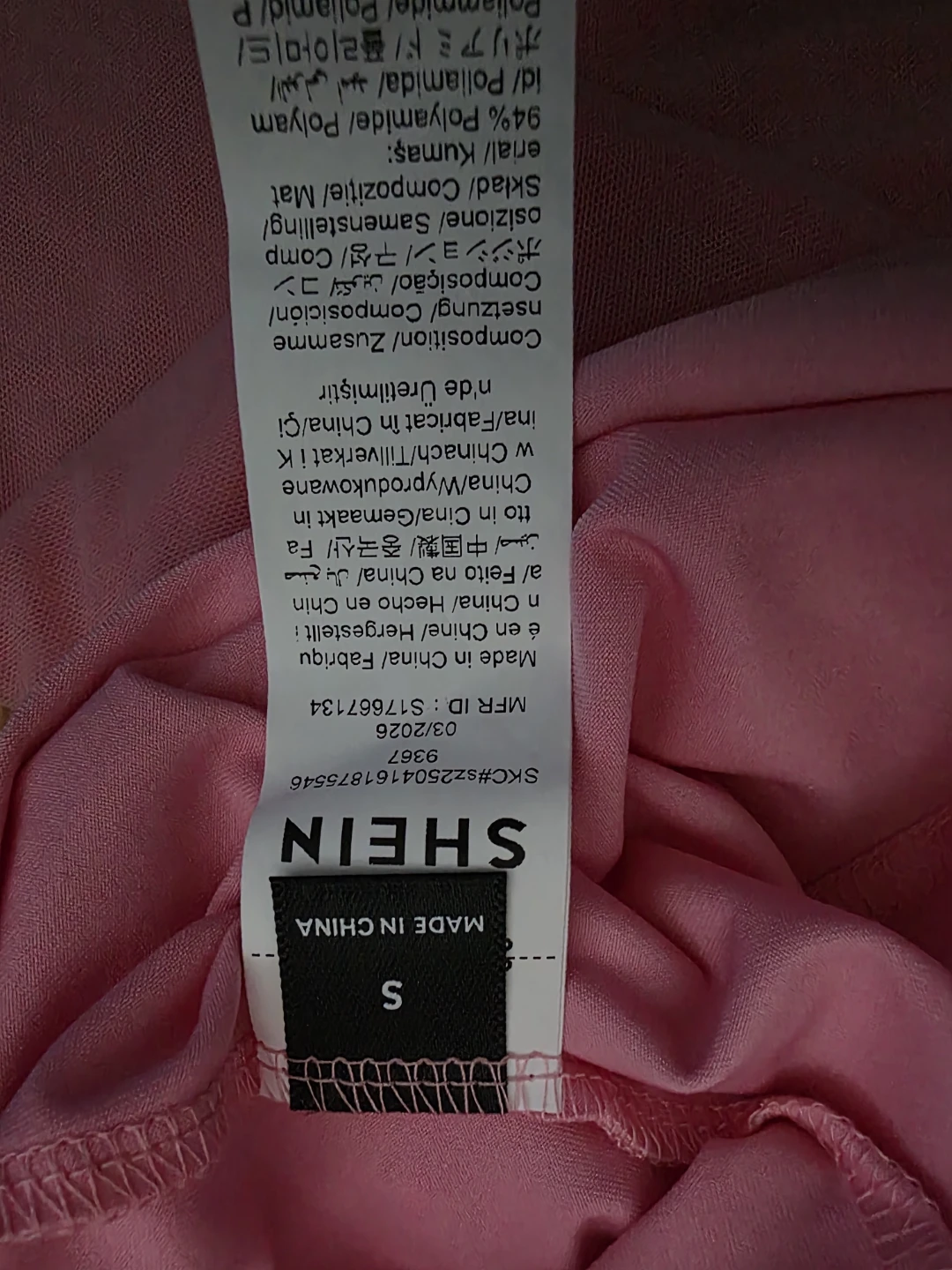 SHEIN Pink Mesh Skirt Size S - photo 2