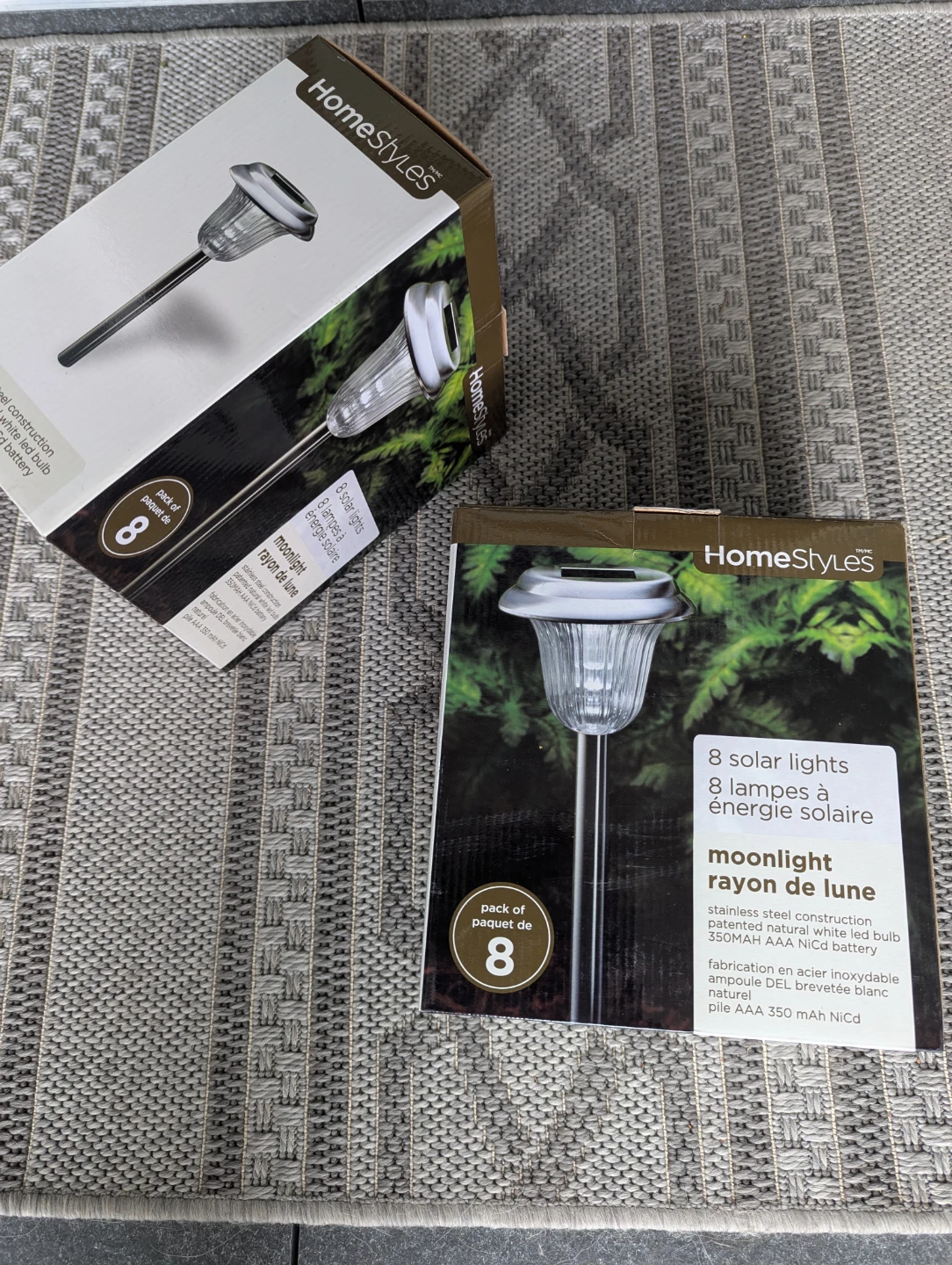 HomeStyles 8-Pack Moonlight Solar Lights x2