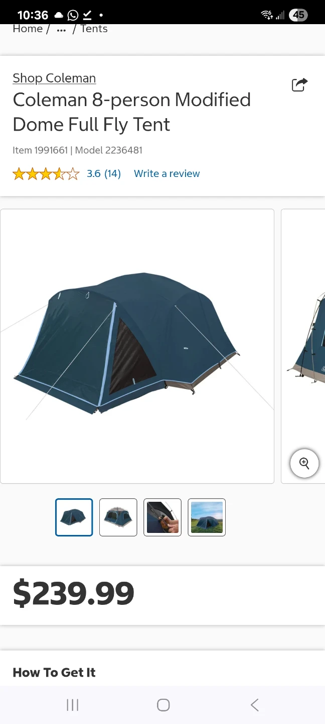Coleman 8-Person Modified Dome Tent