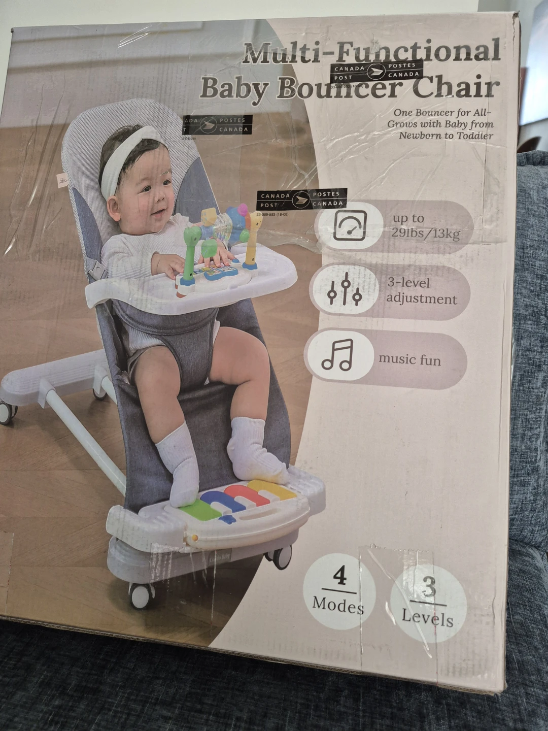 Baby Bouncer Chair with Activity Center - photo 4