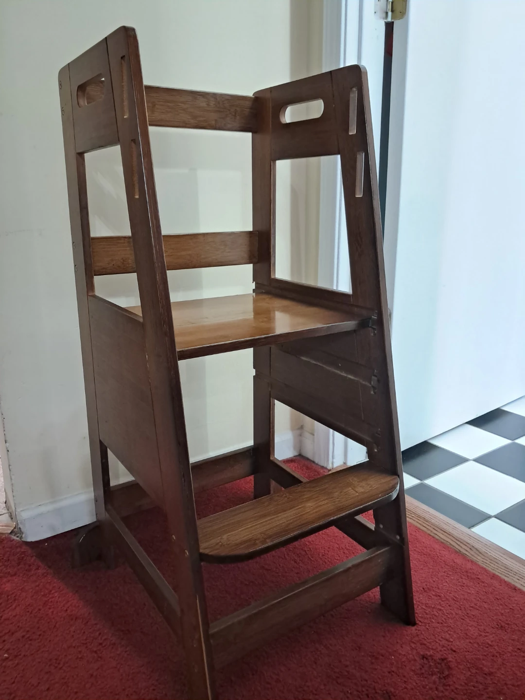 Wooden Kitchen Helper Stool