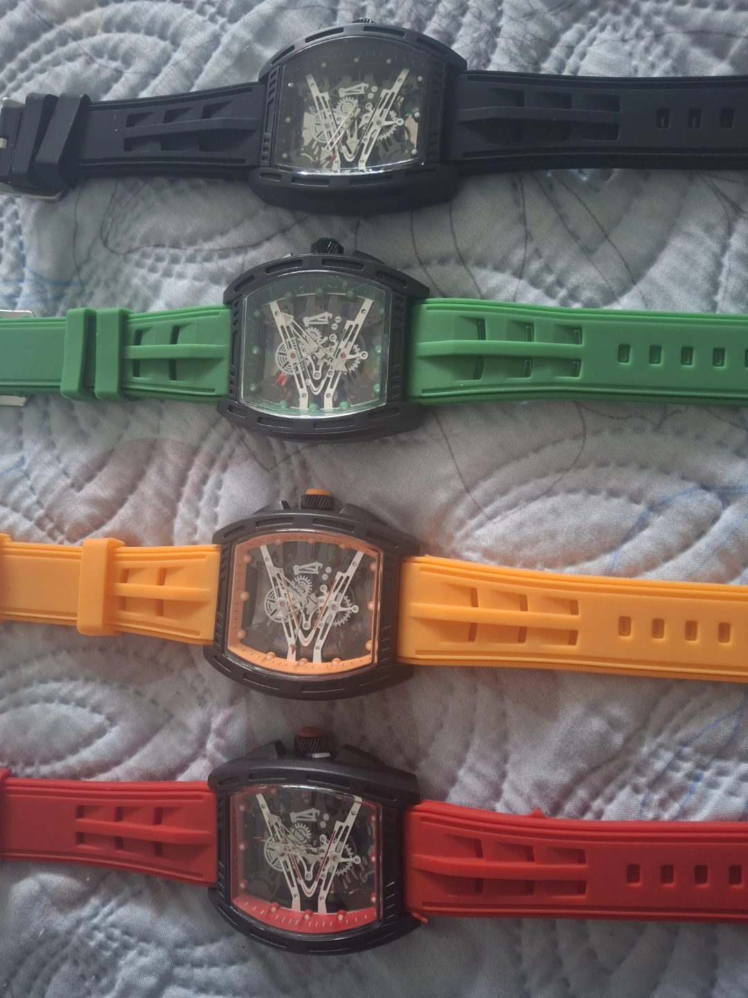 Skeleton Dial Watches - Multiple Colours - photo 2