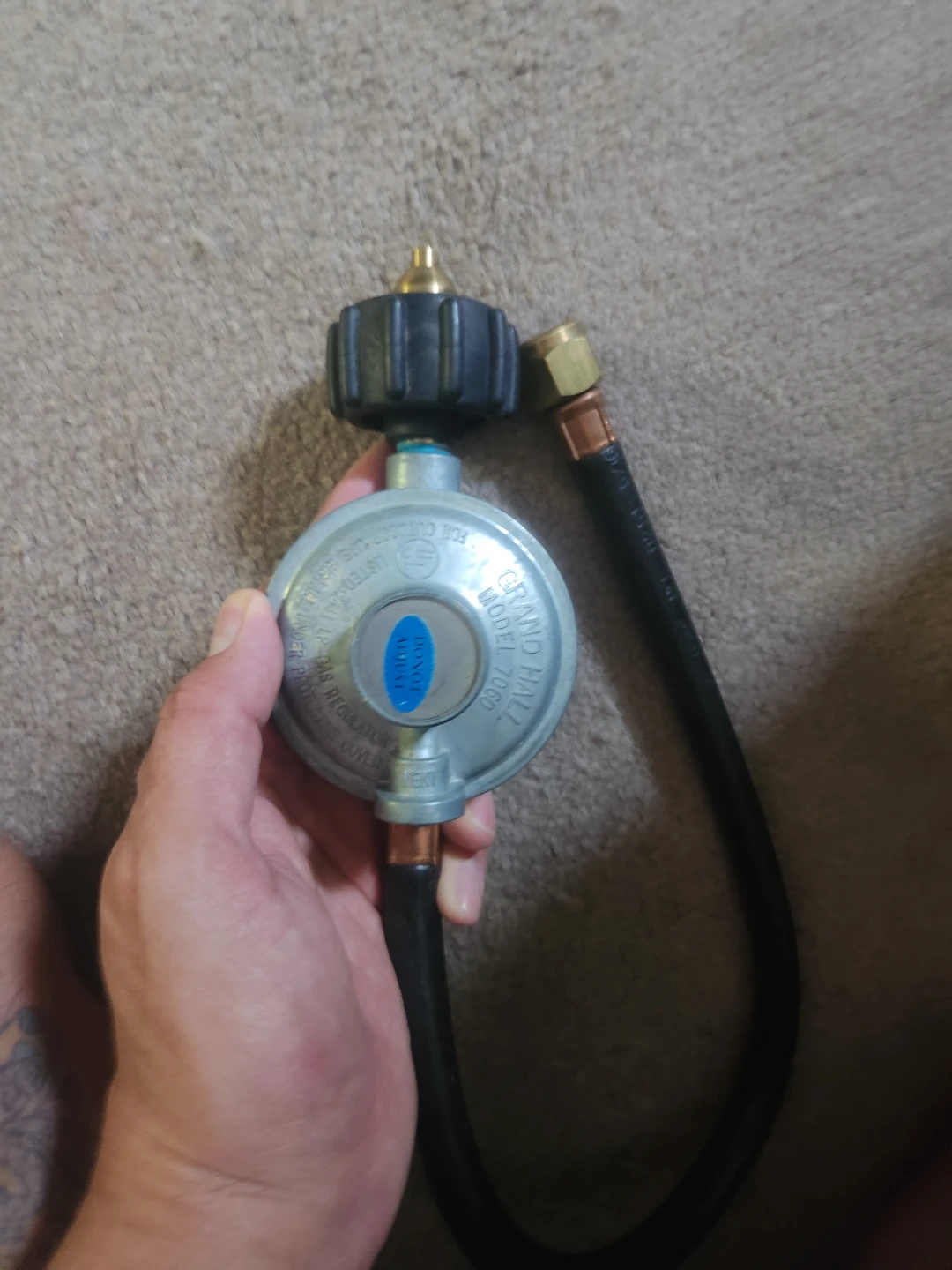 Propane Regulator with Hose - photo 2