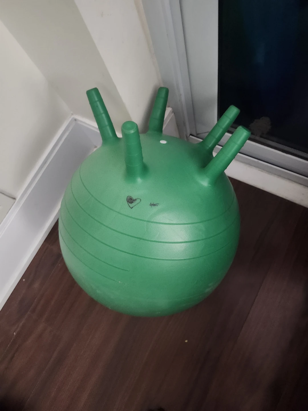 Green Bouncy Ball with Legs - photo 2