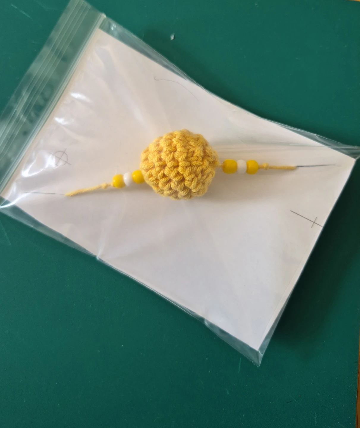Handmade Crocheted Rakhi with Beads - photo 4
