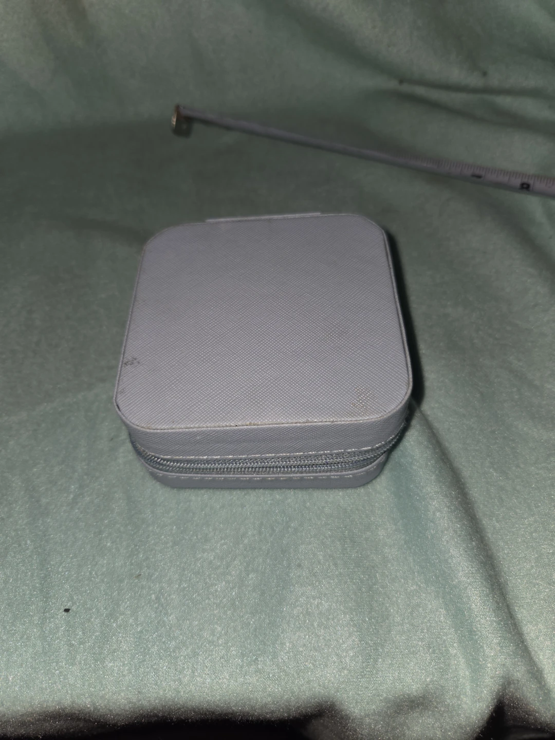 Light Blue "M" Jewelry Travel Box - photo 4