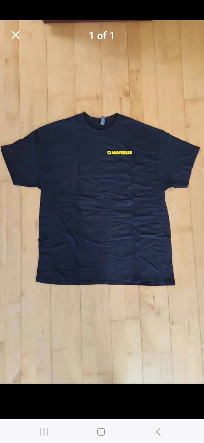 Black No Frills Tee, T-Shirt (Brand New)