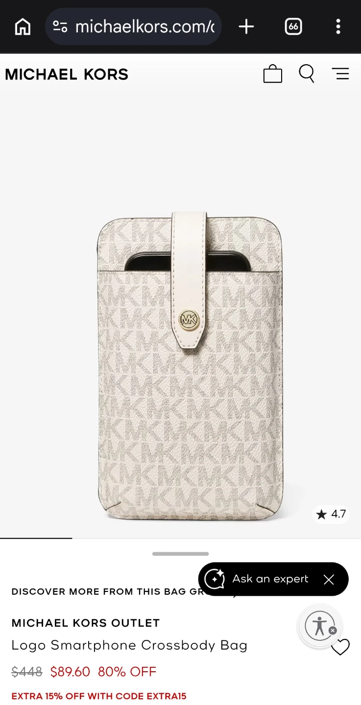 Michael Kors Logo Smartphone Crossbody Bag - photo 4