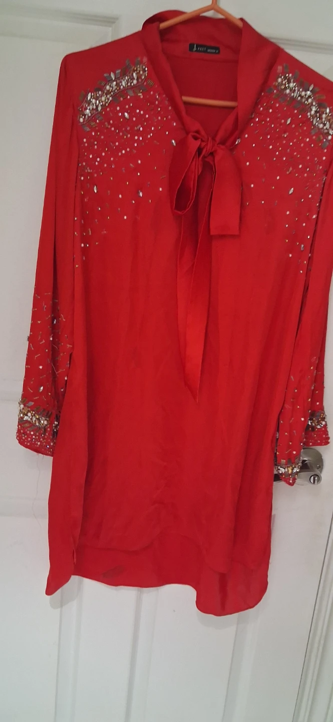 Red top partywear - photo 3