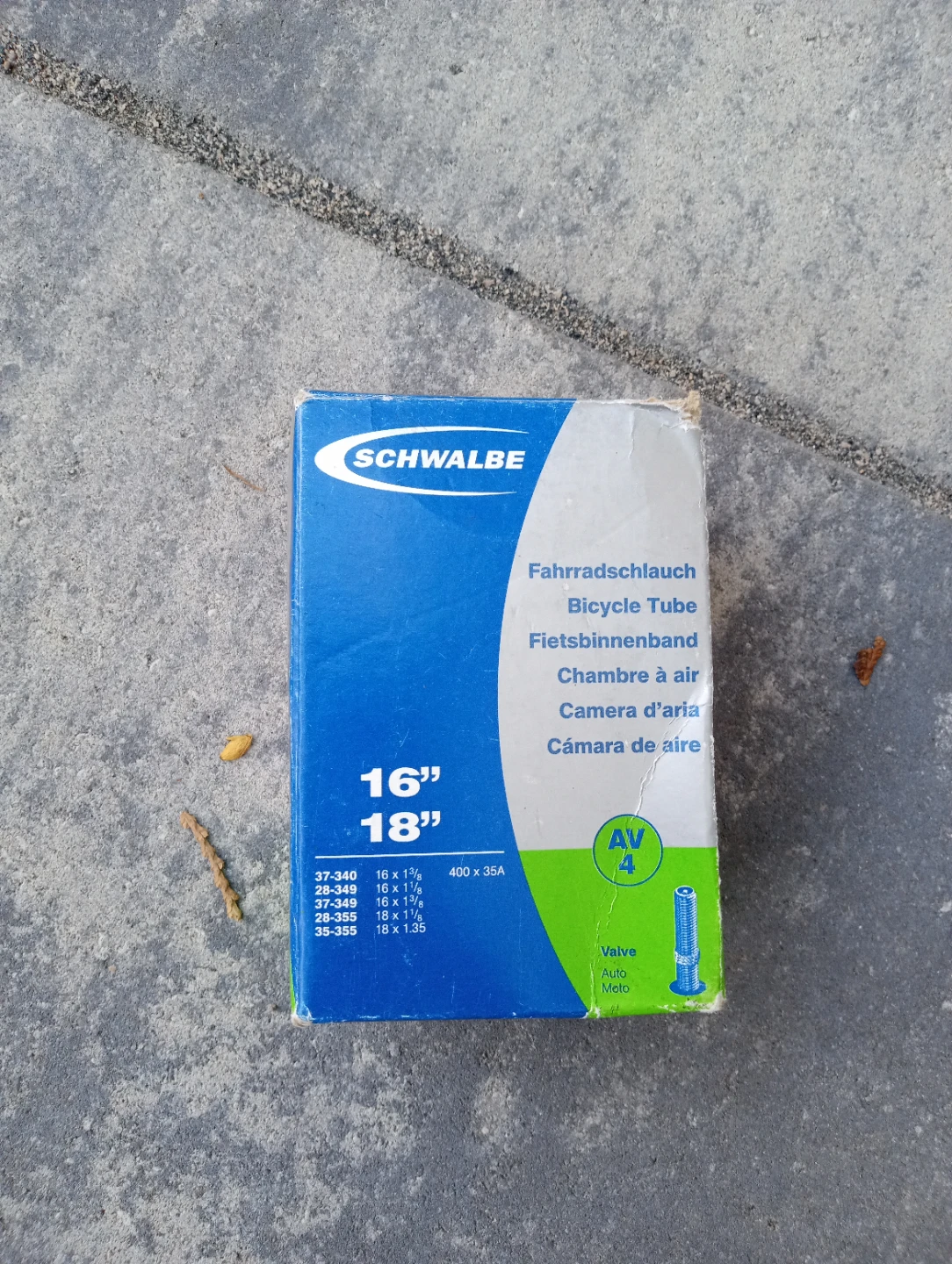 Schwalbe Bicycle Tube 16" - photo 2