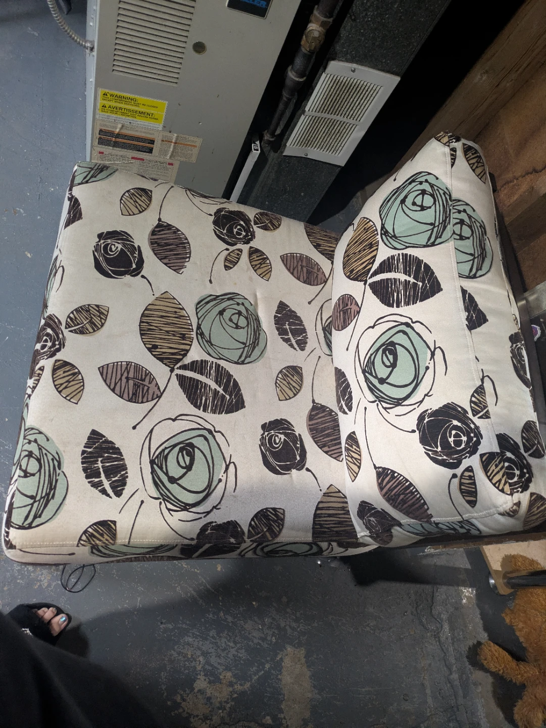 Accent Chair with Floral Pattern - photo 2