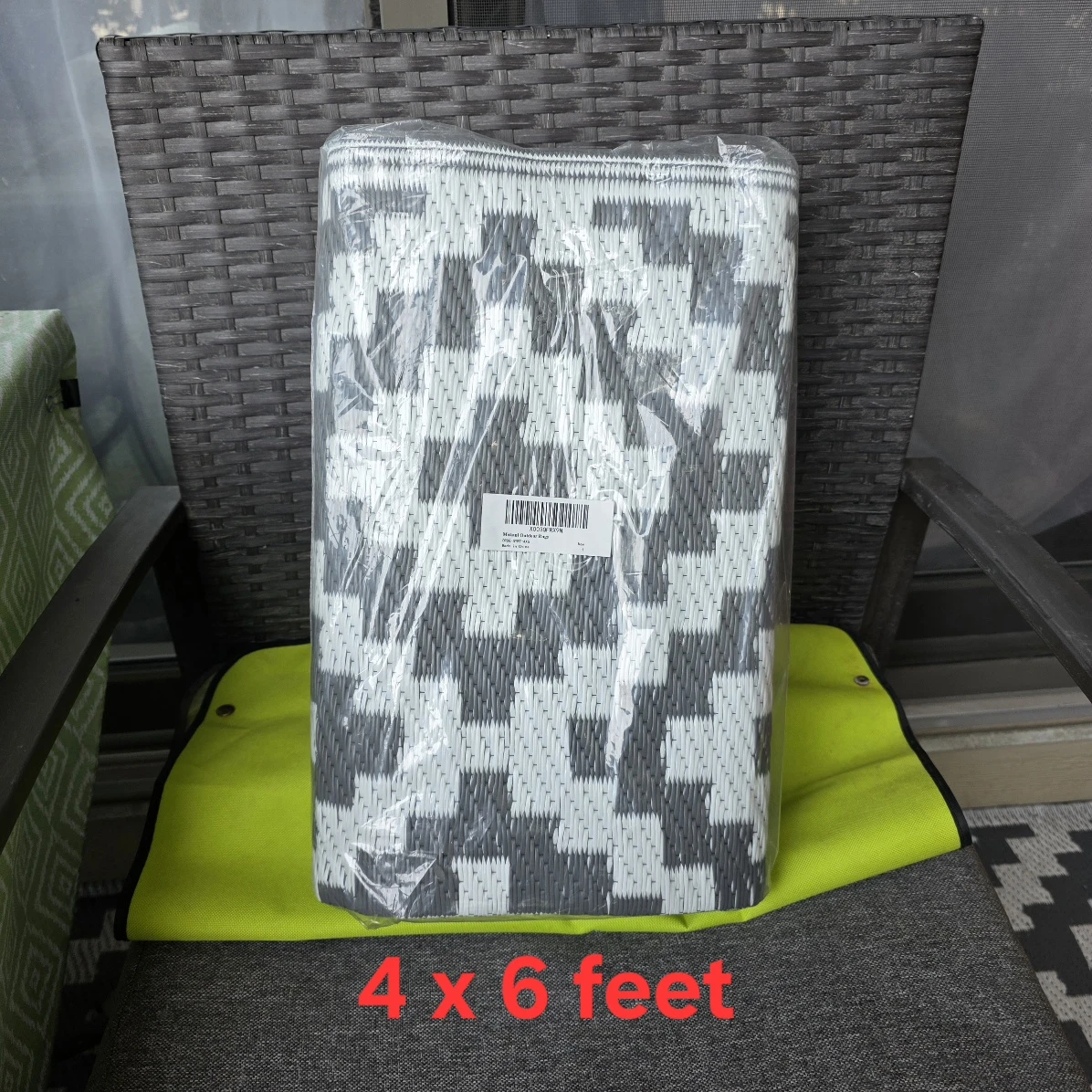 BRAND NEW Reversible Outdoor 4x6 Mat