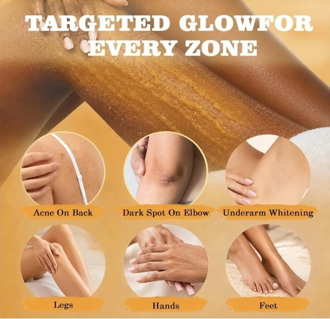 Turmeric Body Glow Scrub 280g - photo 2