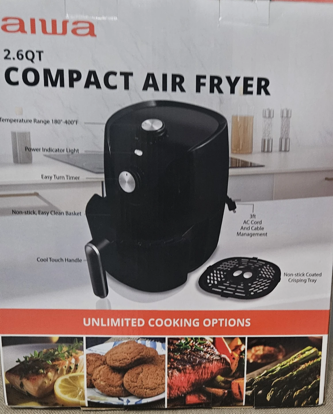 AIWA 2.6QT Compact Air Fryer