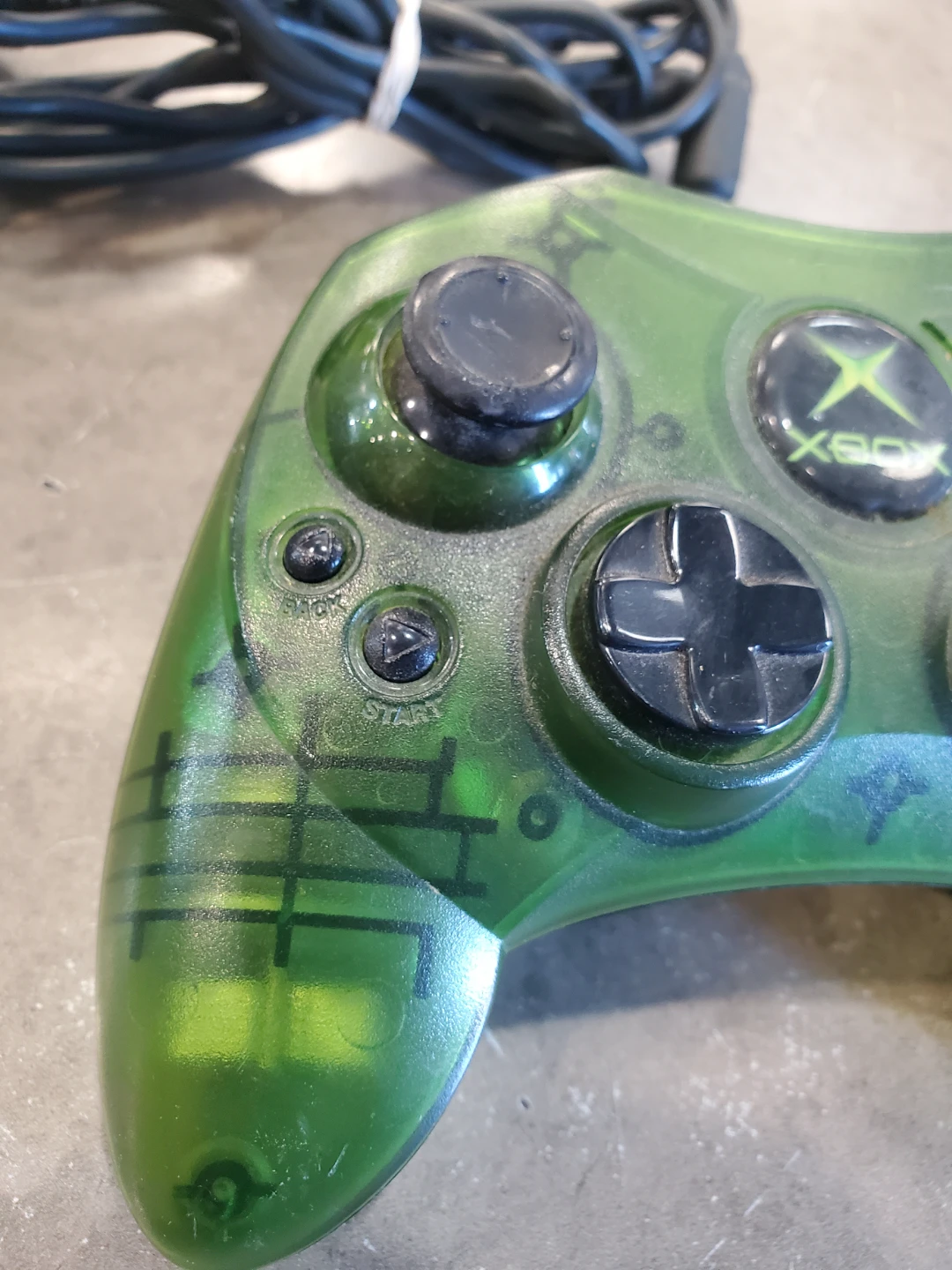 Transparent Green Original Xbox Controller - photo 2