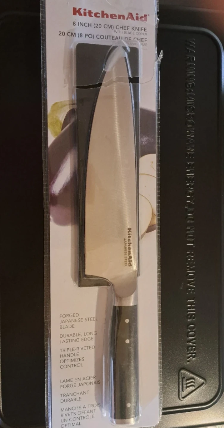 KitchenAid 8 Inch Chef Knife, Japanese Steel, New!