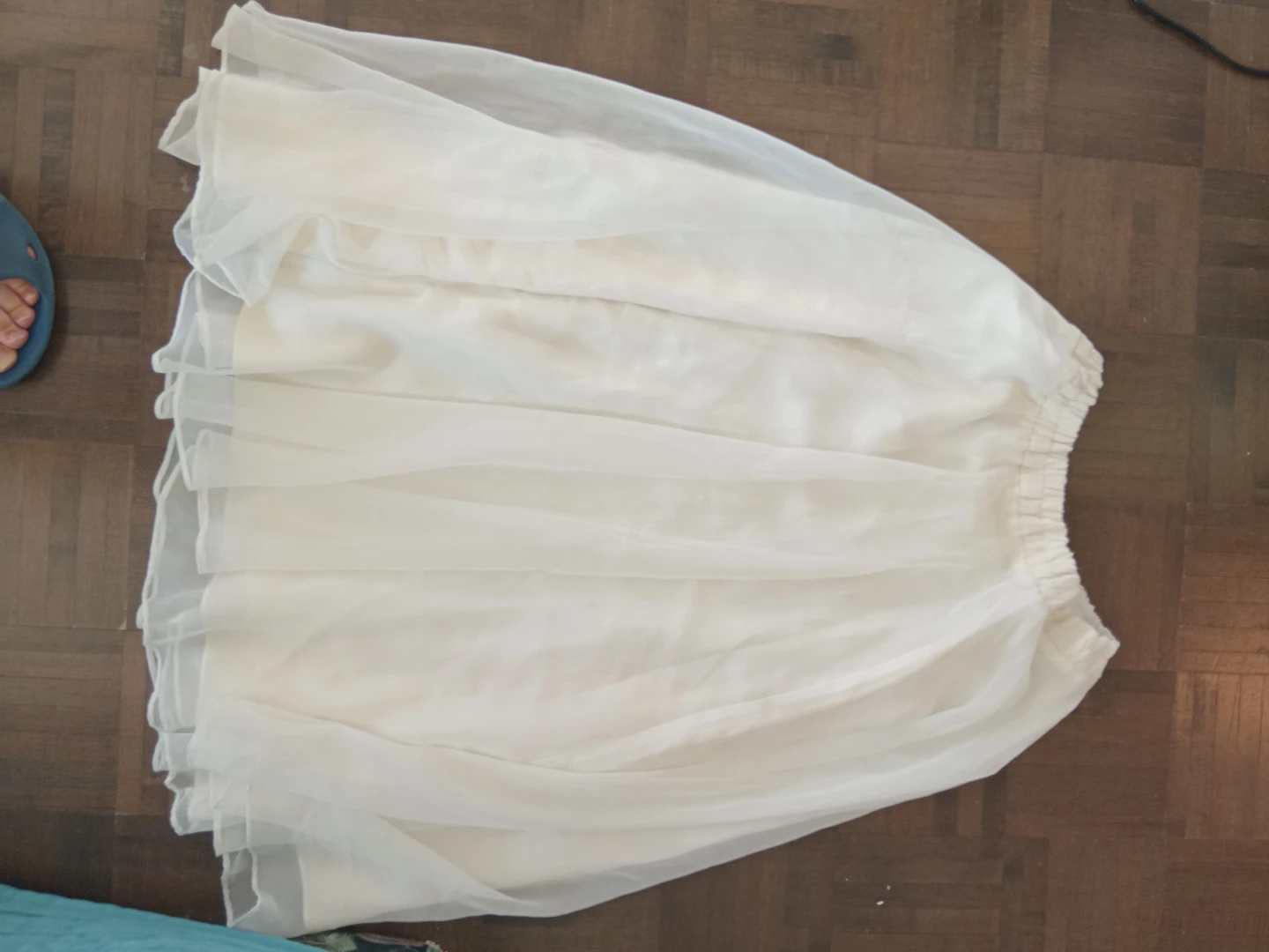 White Tulle Skirt - photo 2