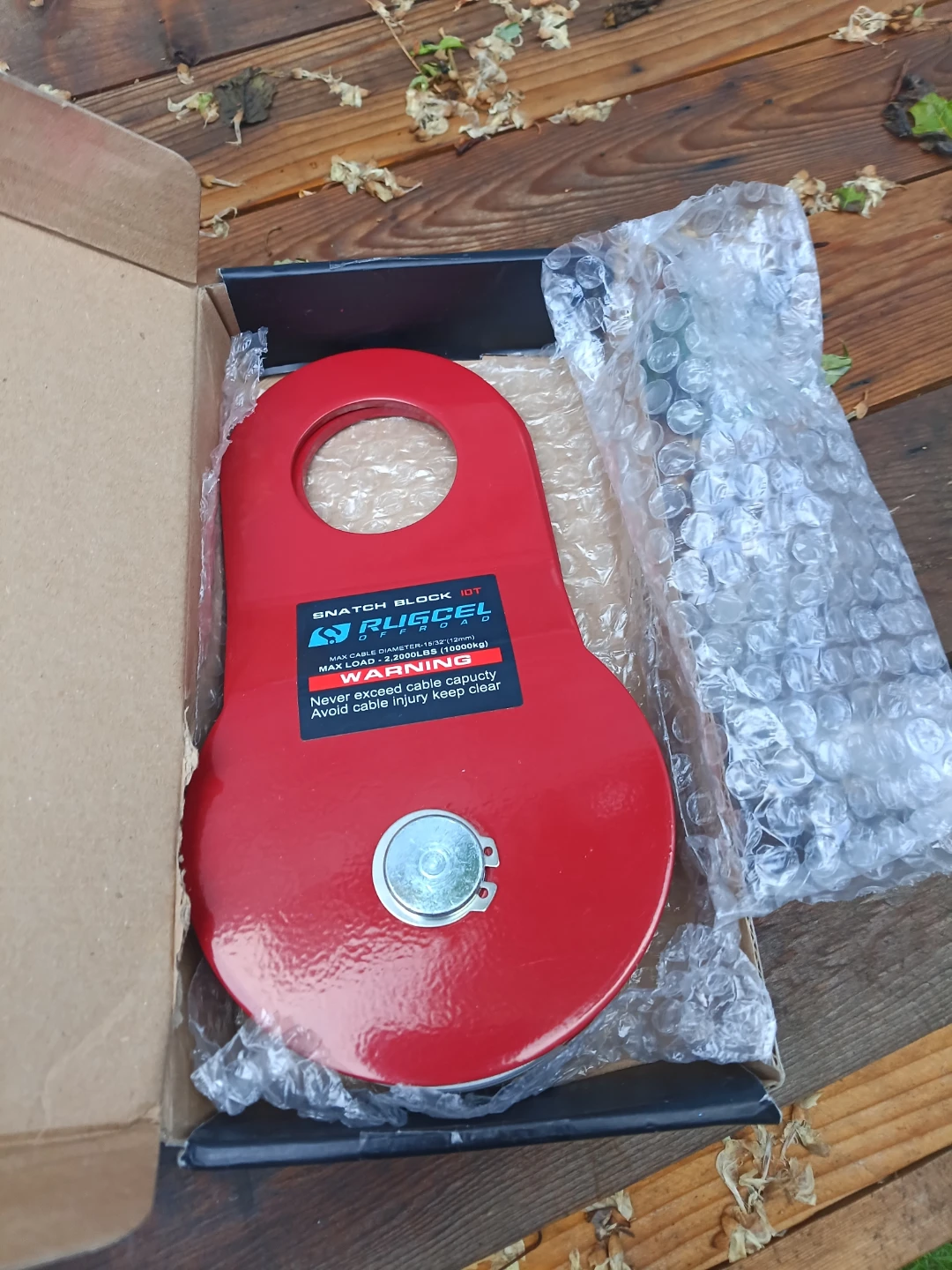 RUGCEL 10T Heavy Duty Snatch Block Pulley - photo 4