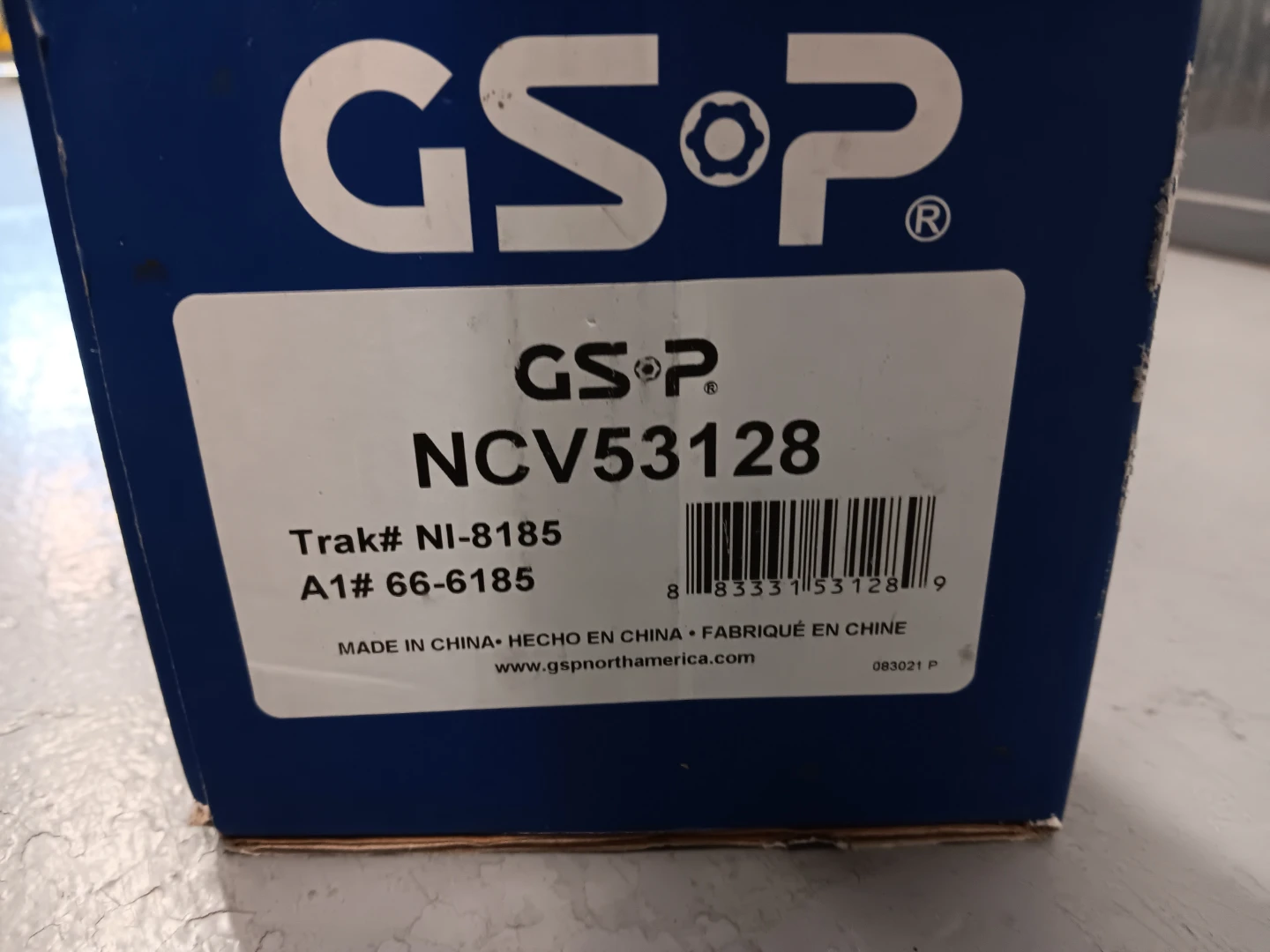 GSP CV Axle NCV53128 for r50 pathfinder (pair)