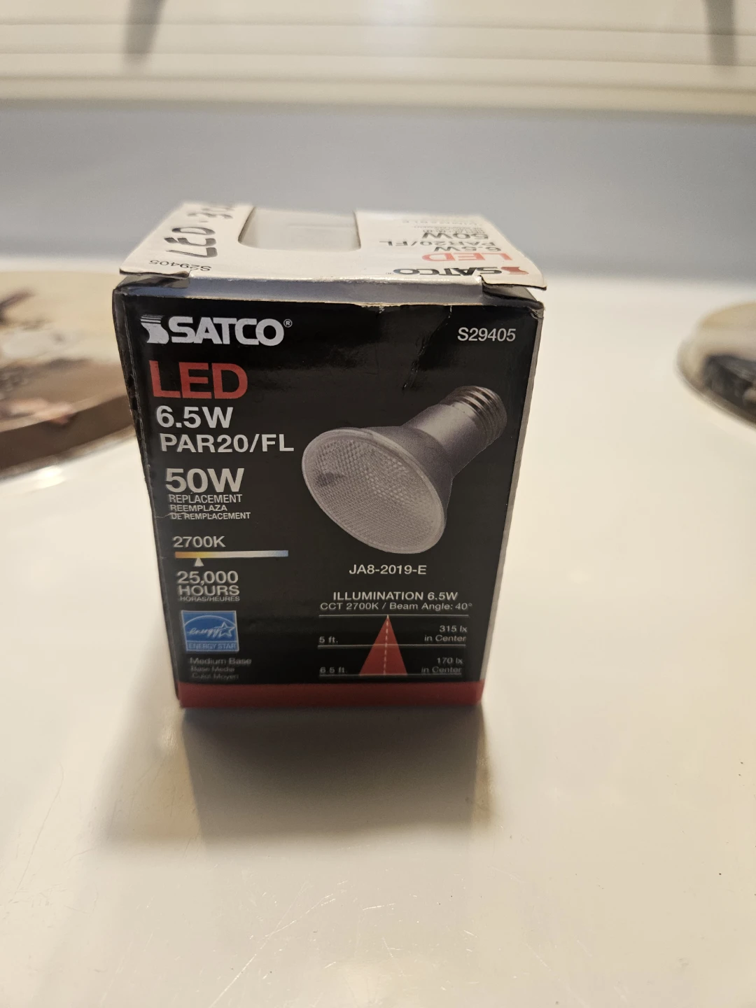 Satco LED 6.5W PAR20/FL Light Bulb - photo 2