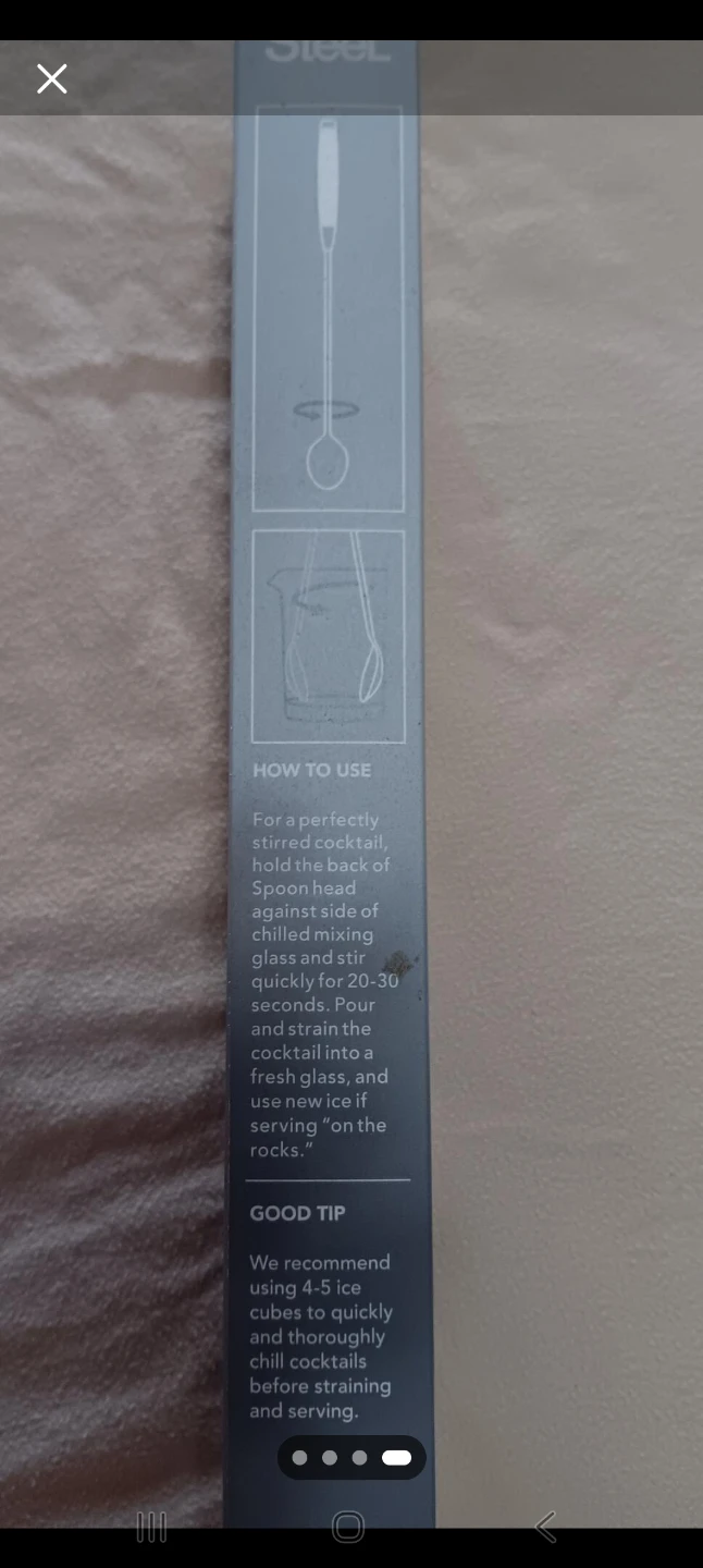 OXO Steel 12-inch Stainless Steel Bar Spoon