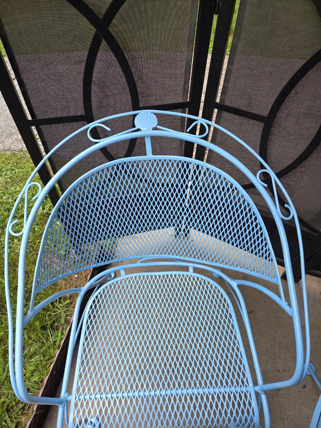Elegant Harbour Blue 3pc Bistro Set - photo 4