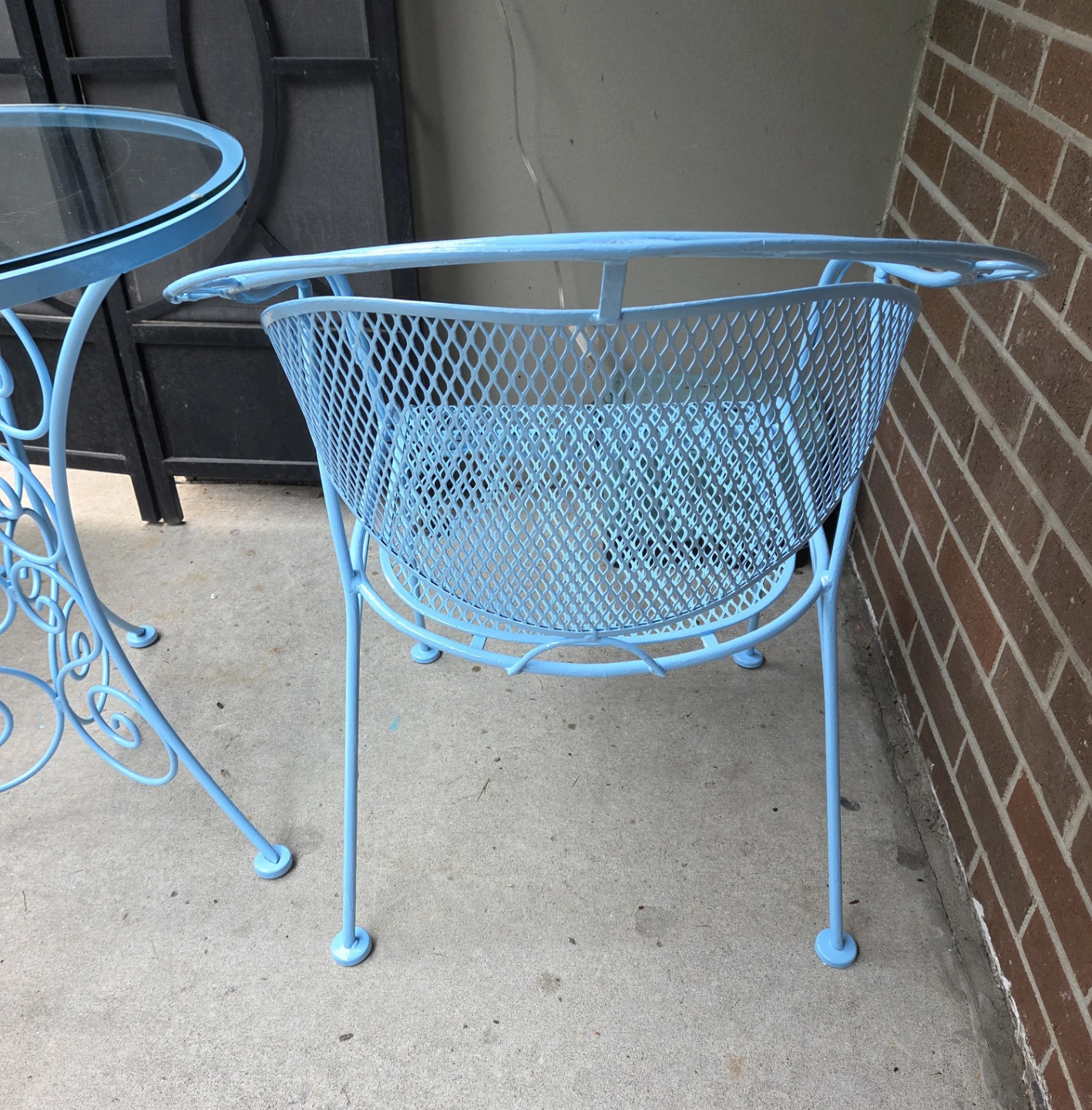 Elegant Harbour Blue 3pc Bistro Set - photo 5