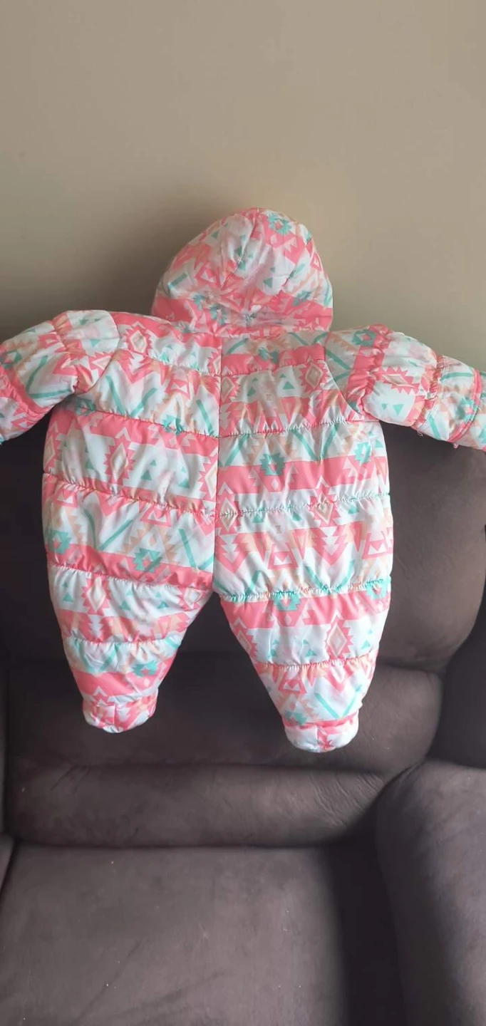 Baby Girls' Puffer Snowsuit - photo 5