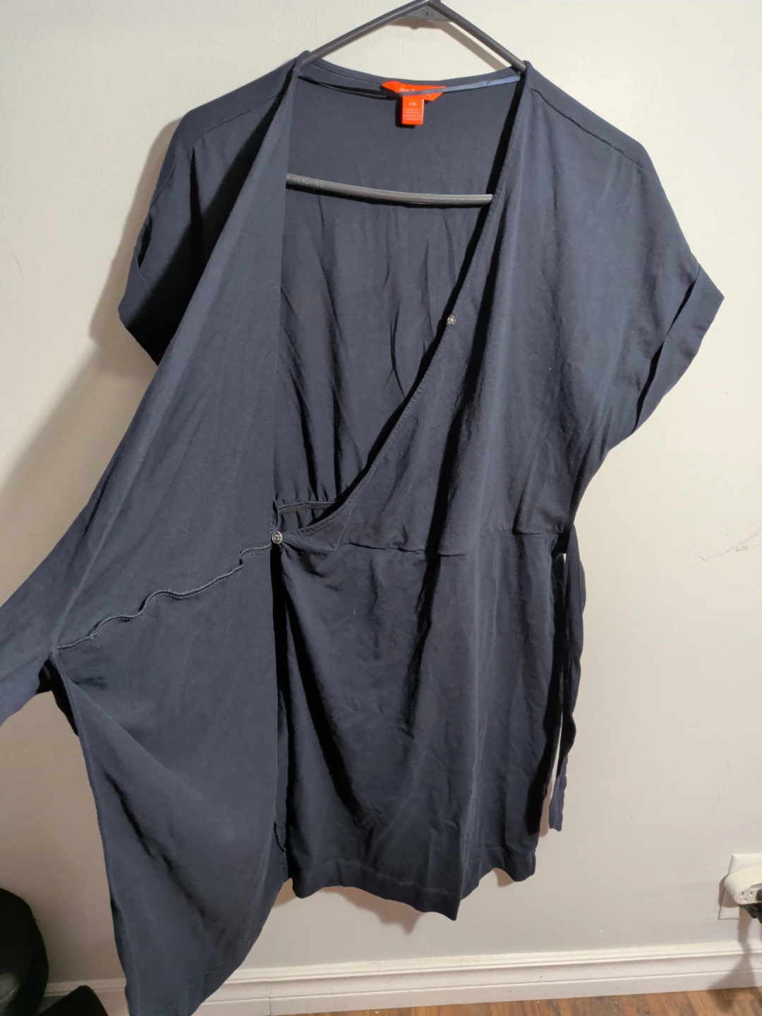 Joe Fresh Navy Blue Wrap Dress - photo 2