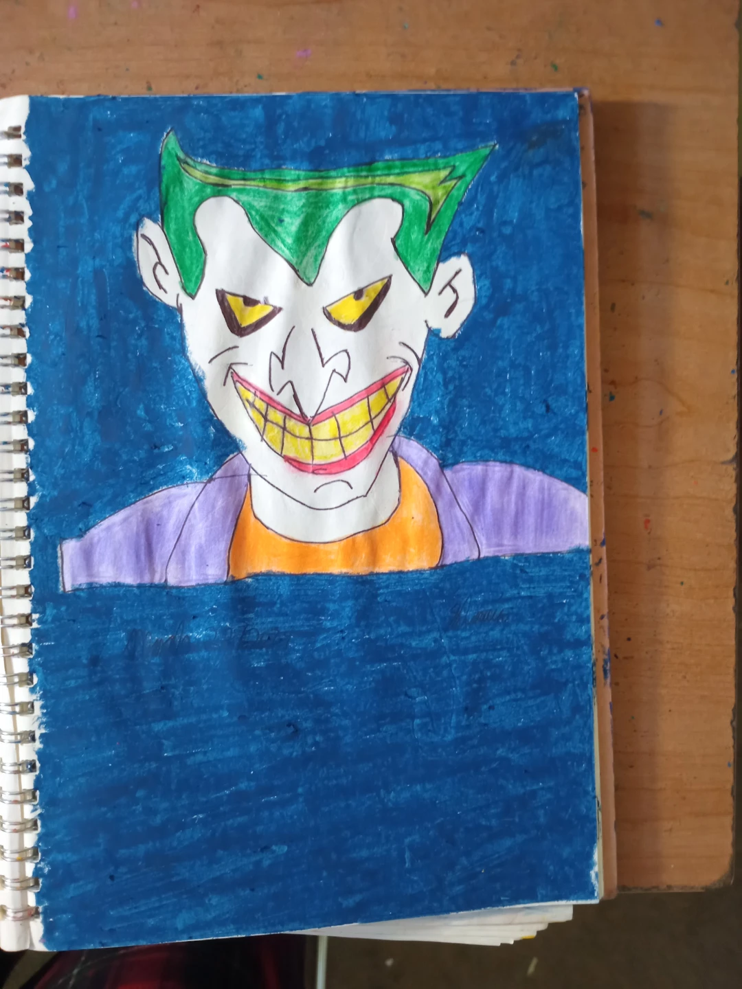 Joker Redone with Blue Background - photo 5
