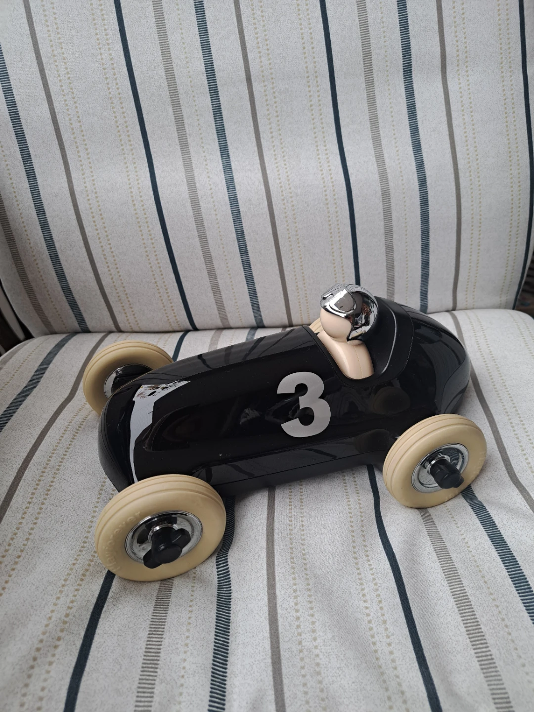 Playforever Black Number 3 Racing Toy Car