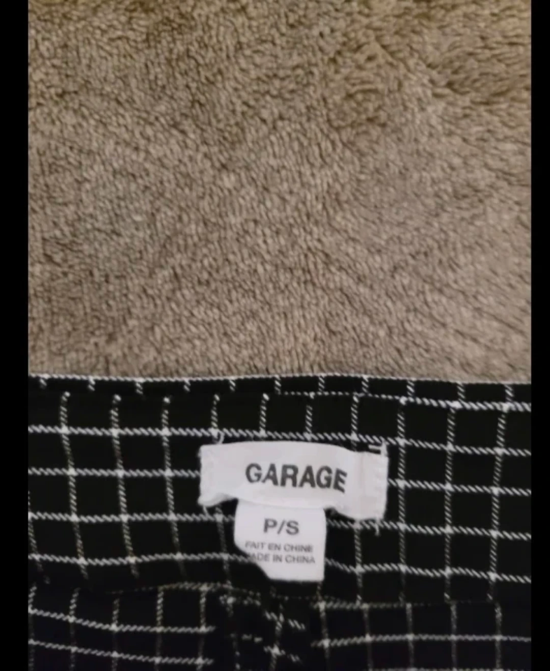 Garage Black Mini Plaid Printed Skort - photo 5