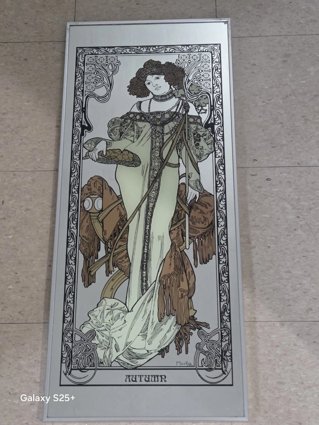 Alphonse Mucha Art Nouveau Framed Print – Large