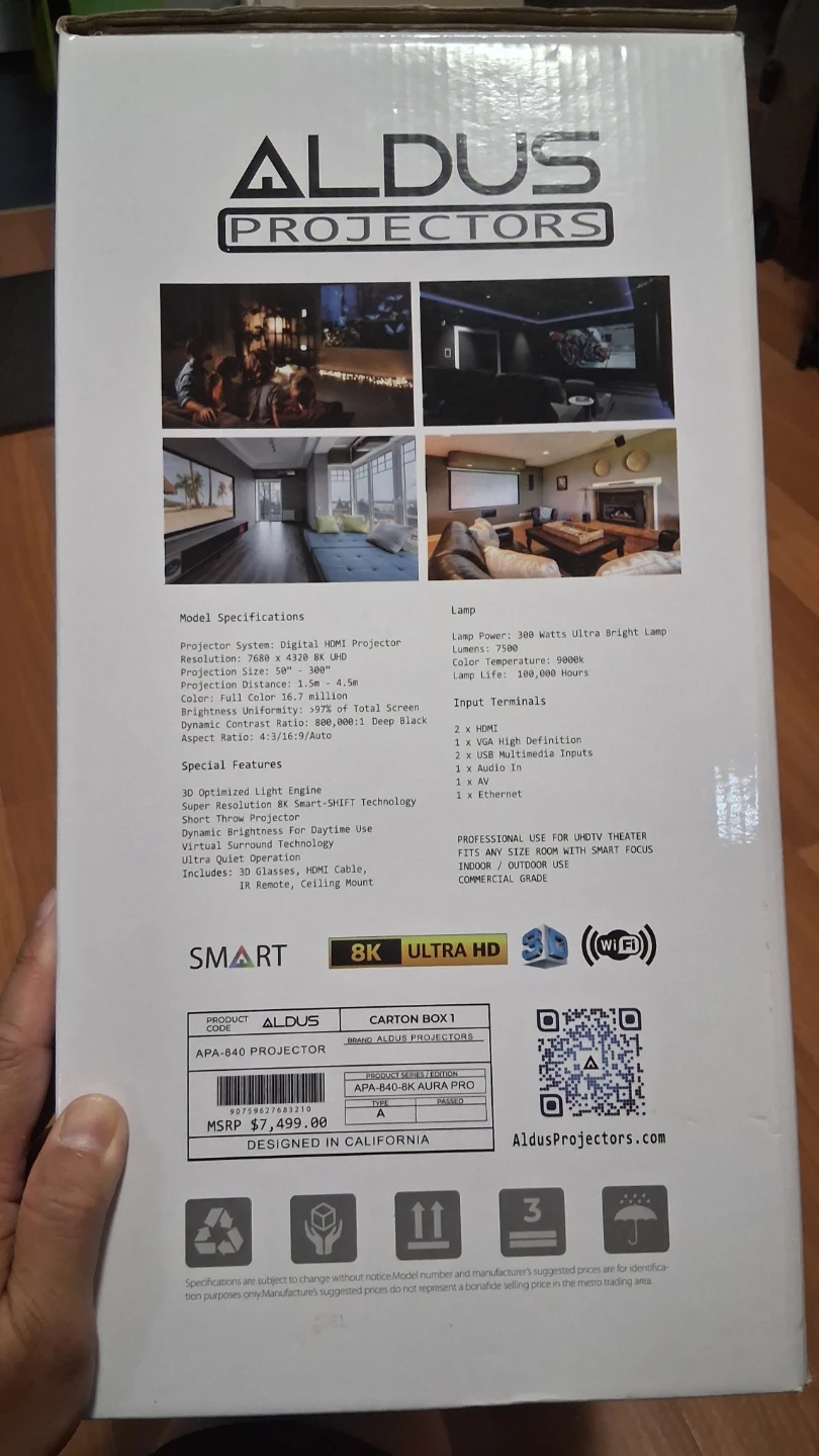 Smart projector and projector  Screen - photo 2