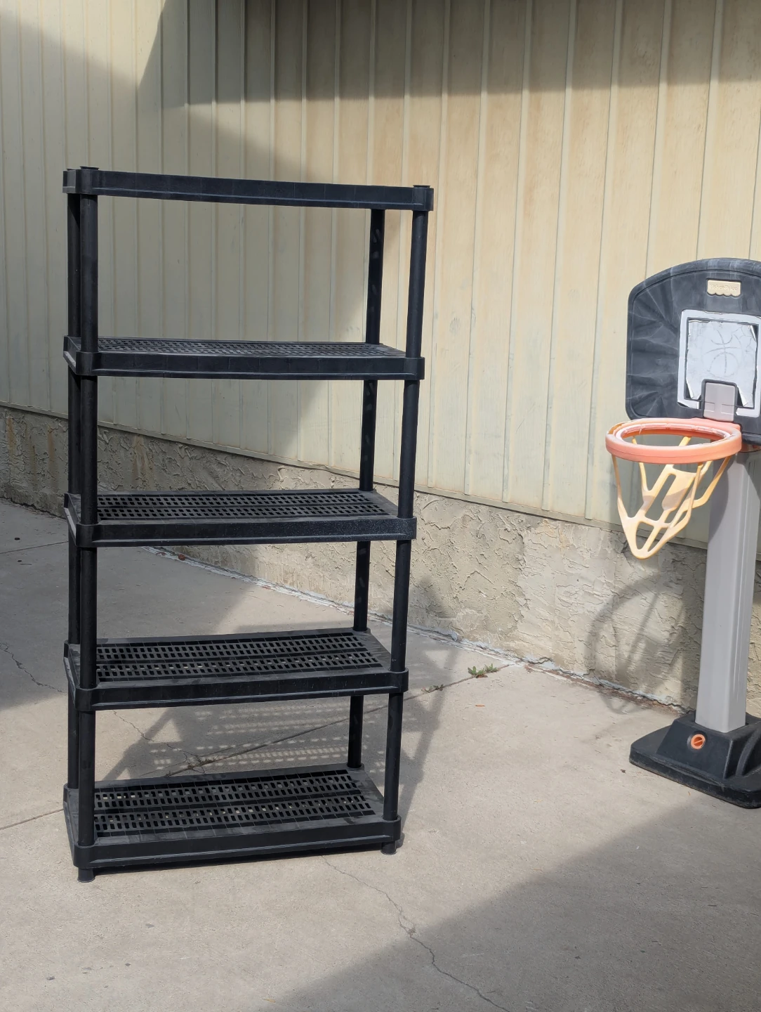 5-Tier Plastic Utility Shelf - photo 3