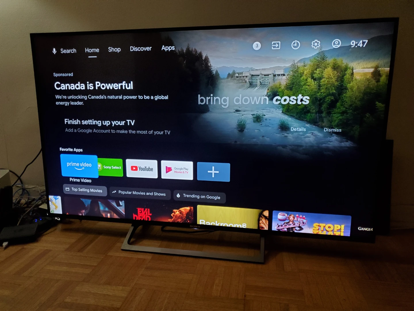 Sony Smart TV 55  inches  Bravia 4K GB
