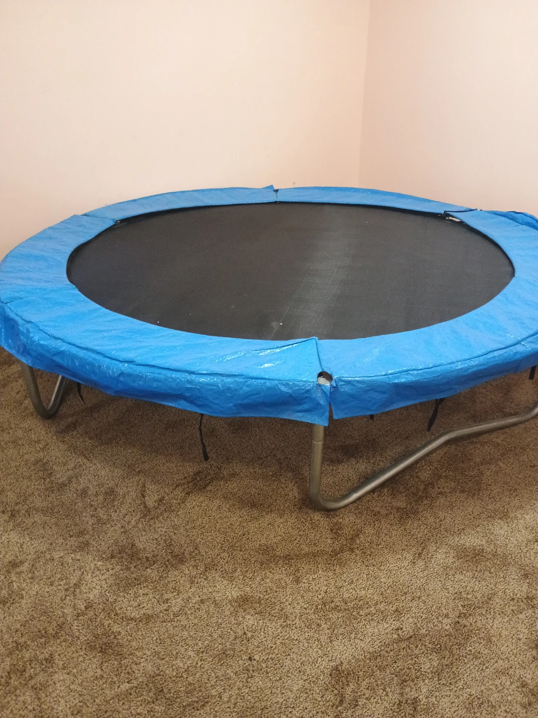 Trampoline round 8ft with Safety Net and Poles - photo 4