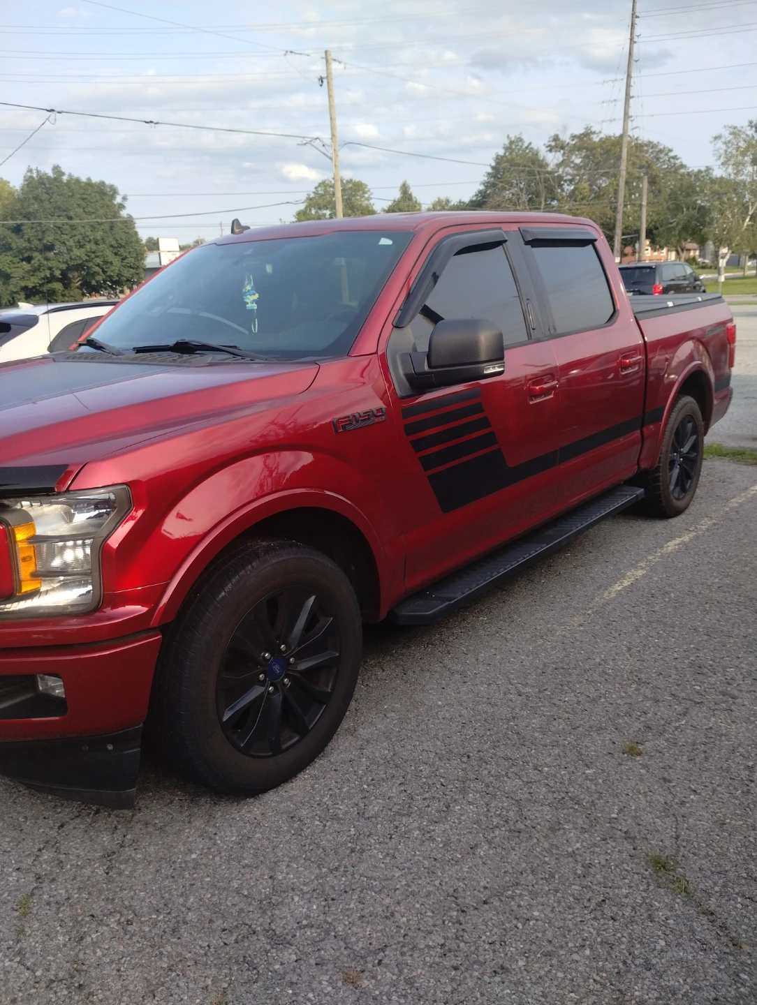 Red Ford F-150 Crew Cab