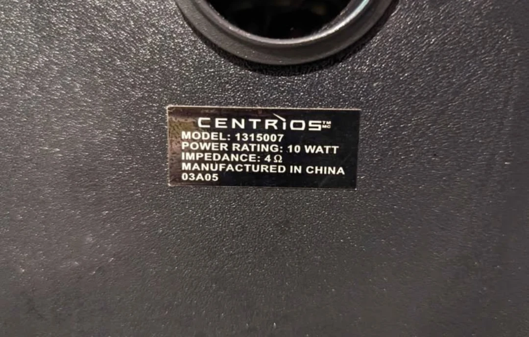 Centrios Power Bass 1315007 Speakers - photo 2