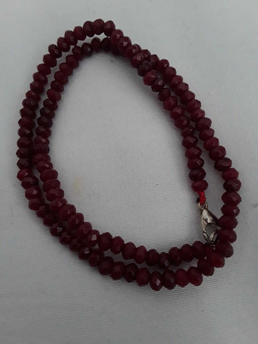 GENUINE RUBY STONES NECKLACE - photo 3