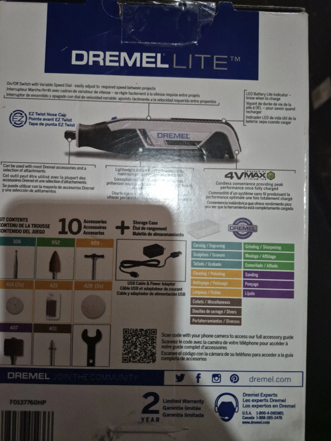 Dremel Lite Cordless Rotary Tool - photo 3