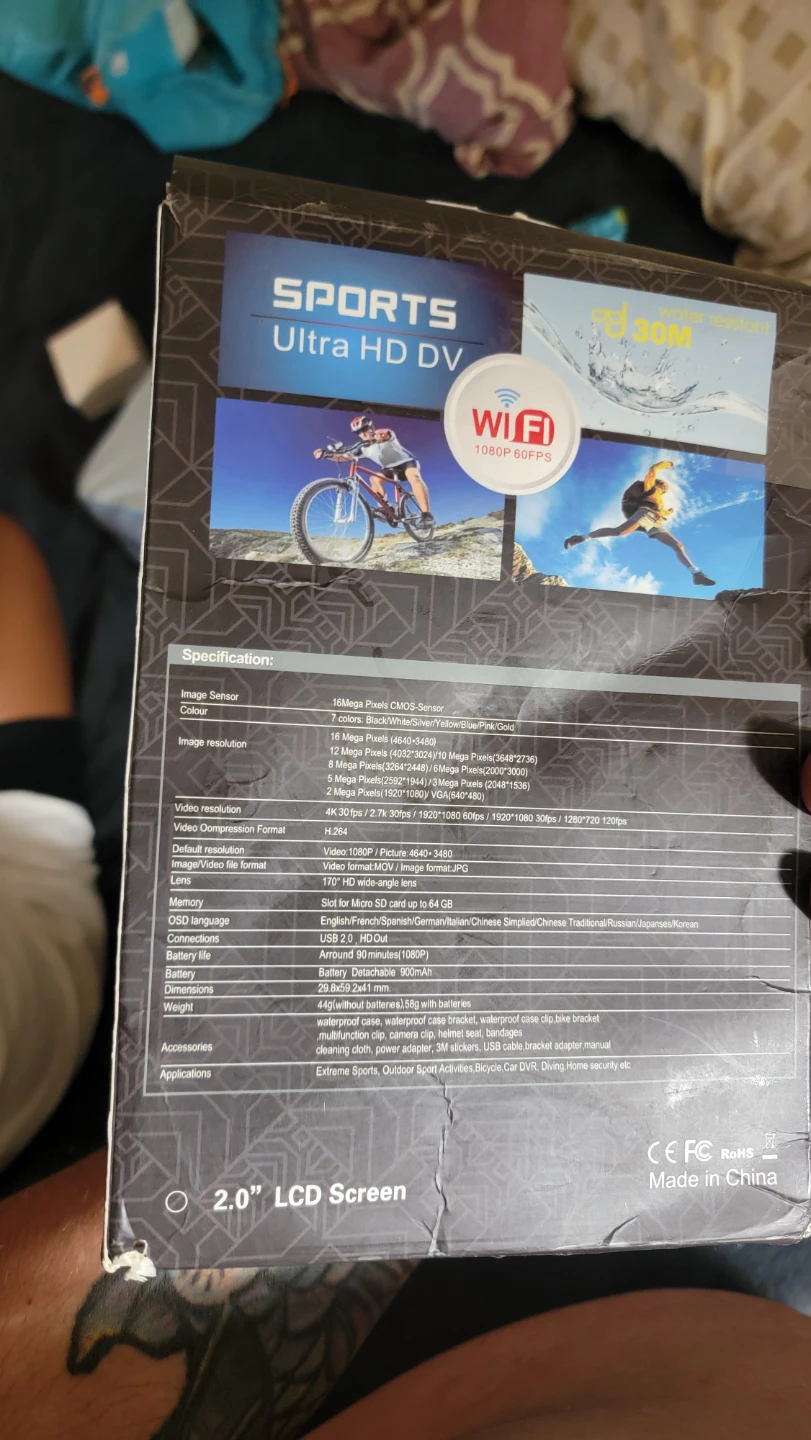 4K Sports Ultra HD DV Camera - photo 4