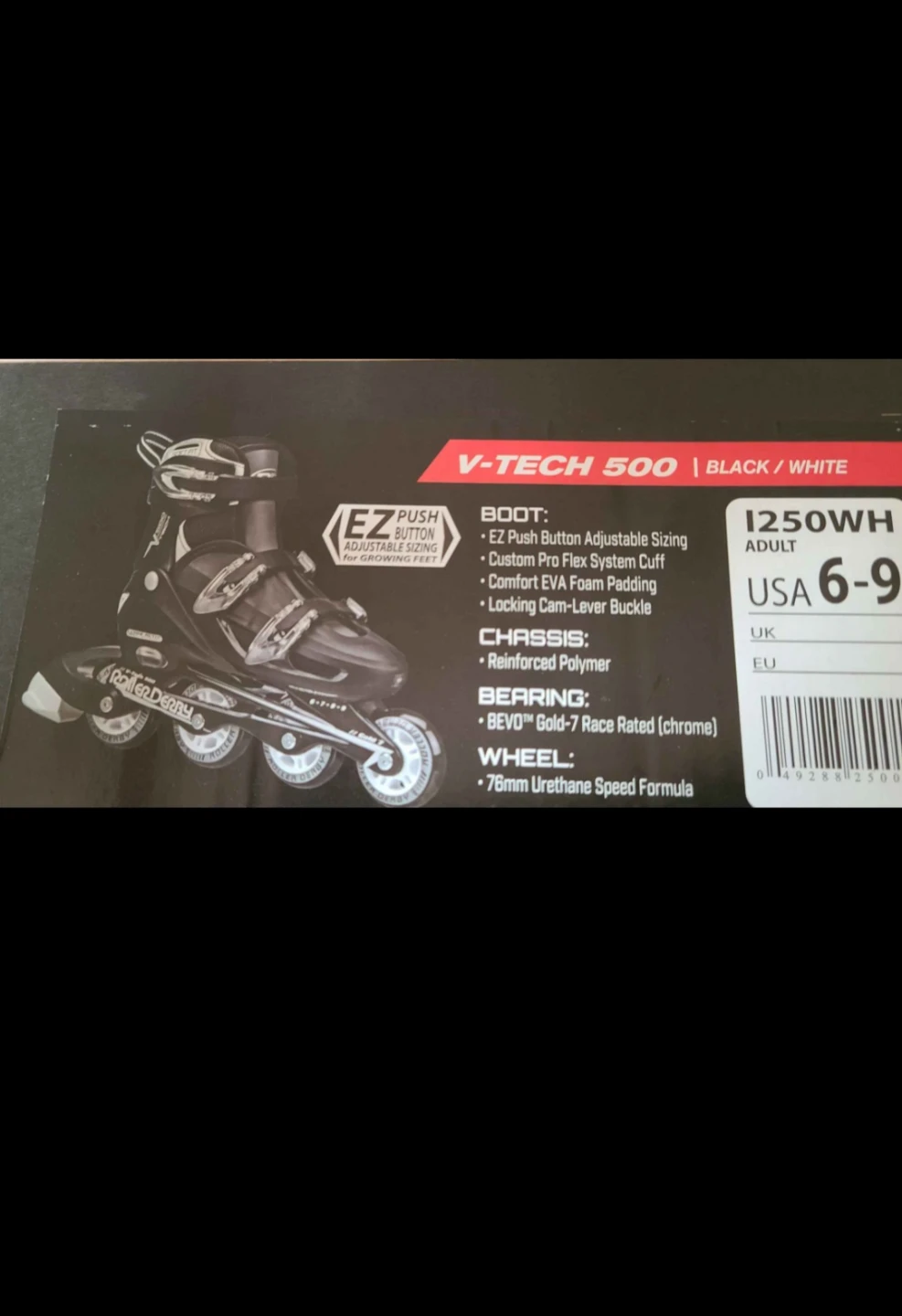 Roller Derby V-Tech 500 Inline Skates - Size 6-9 - photo 2