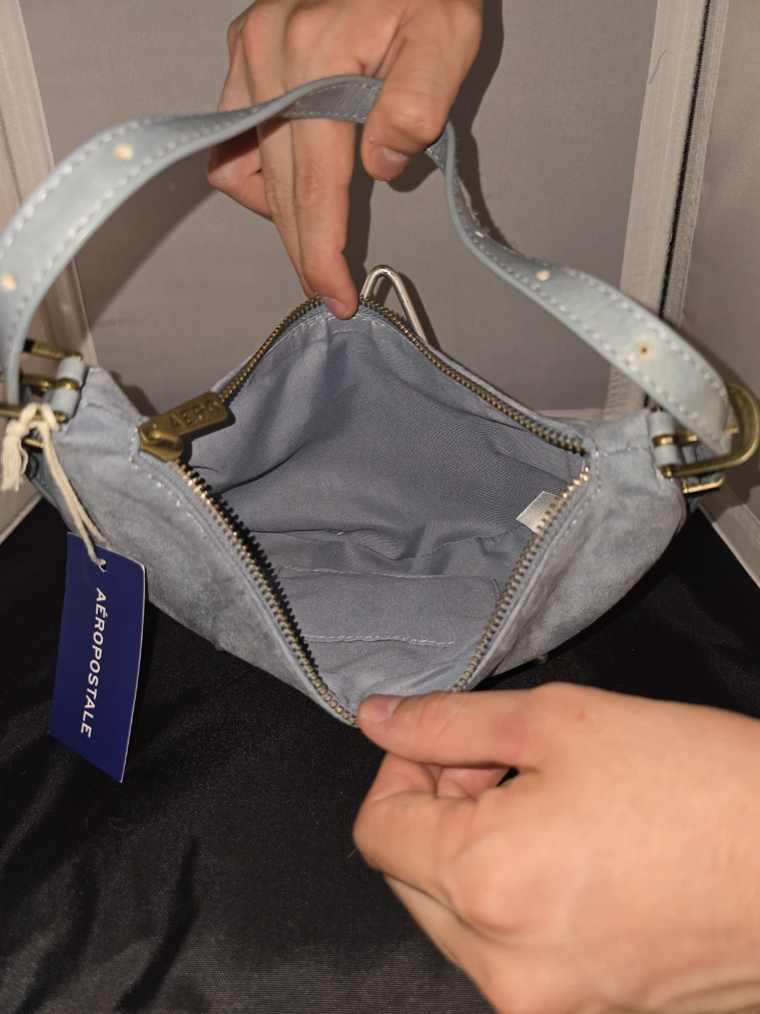 Aeropostale Light Blue Shoulder Bag - photo 2